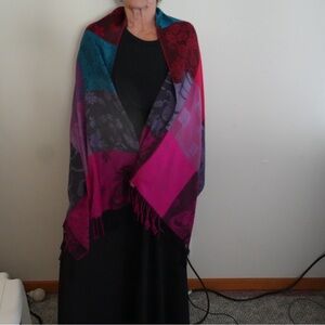 Colorful Patchwork Shawl